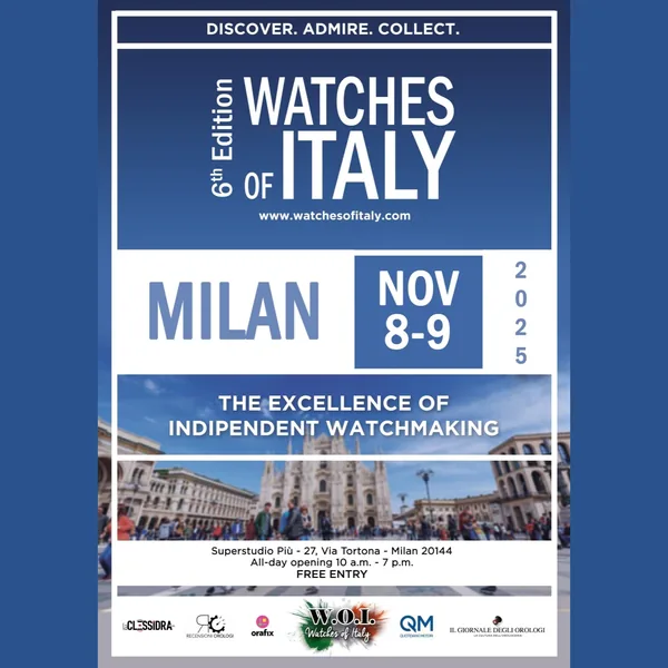 Locandina Watches of Italy 2025, Milano